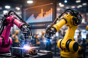 # J-Hub AI 분석: 휴림로봇 주가 변동성 심화 요인 분석 및 로봇 산업의 기술적 관점