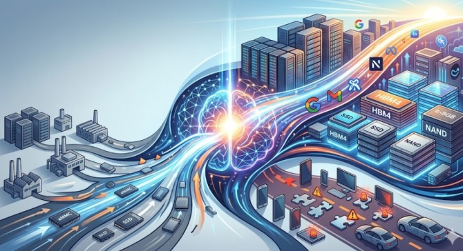 # J-Hub AI 분석: 낸드 플래시 공급 부족 심화와 AI 시대 메모리 시장의 구조적 변화