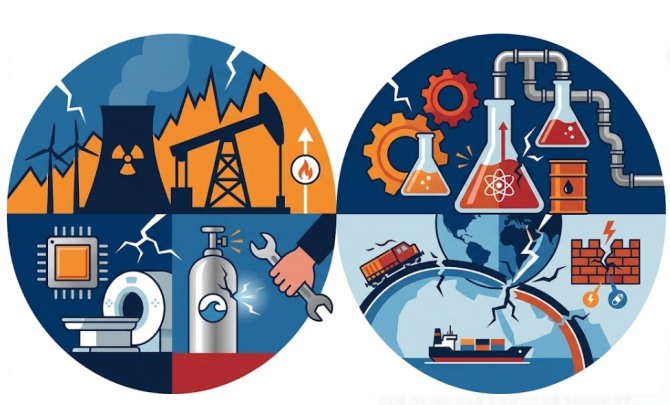 # J-Hub AI 분석: 중동 지정학적 리스크가 촉발한 글로벌 공급망 재편과 반도체 산업의 대응 전략