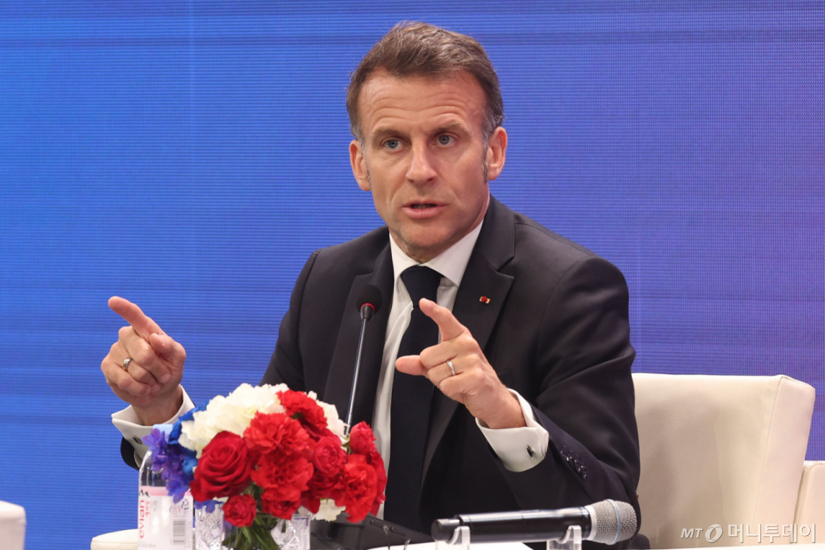 마크롱 대통령, 韓 기업에 투자 러브콜…"프랑스, 매력적인 투자처"